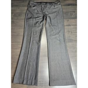 Express Design Studio Women's Gray Sz 12 Dress Pants Wide Leg Polyester Blend
